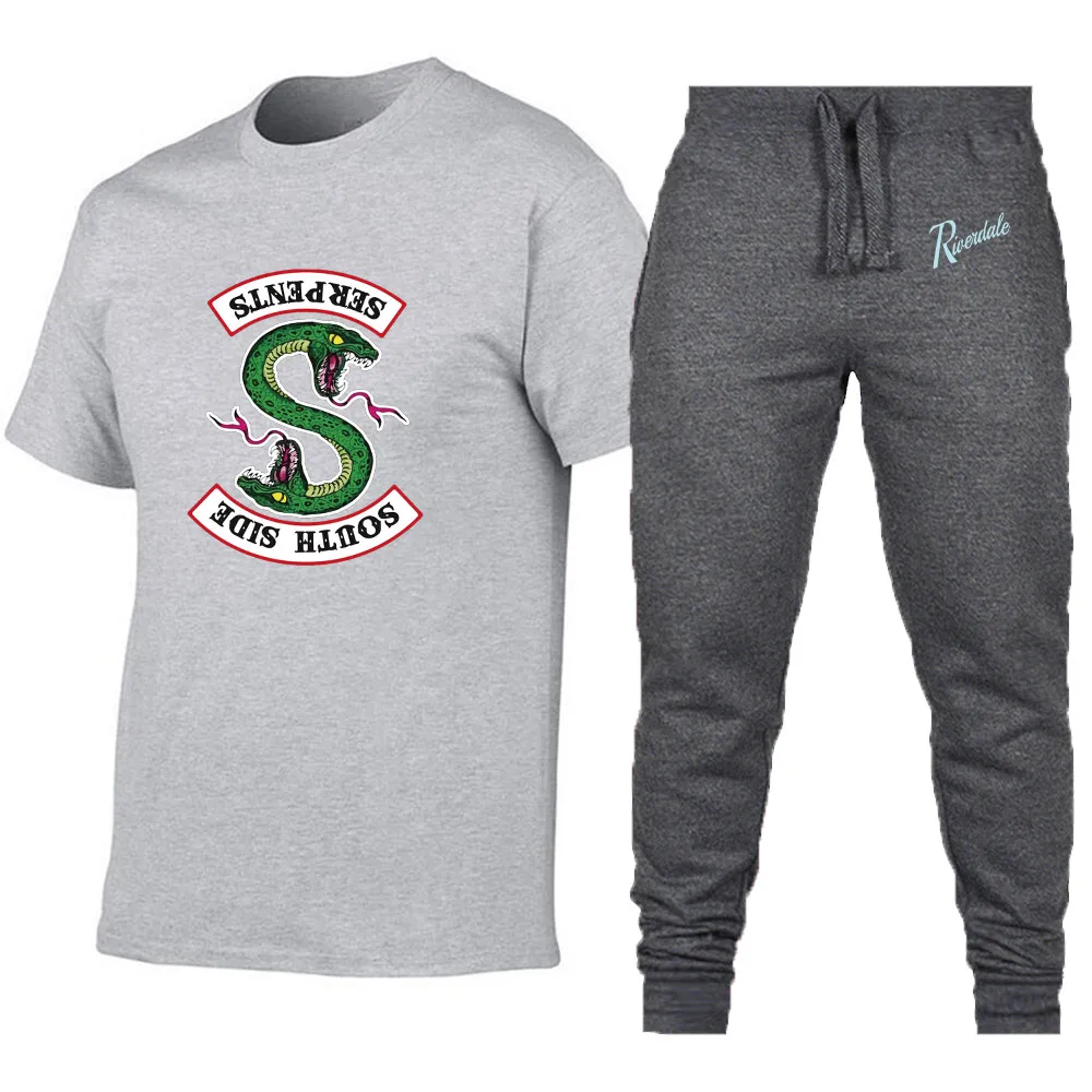 2019 Summer New Sale SOUTH SIDE SERPENTS Men/Women Sets T Shirts+pants Two Pieces Sets Male/Womens T shirt Gyms Fitness trousers
2019 Summer New Sale SOUTH SIDE SERPENTS Men/Women Sets T Shirts+pants Two Pieces Sets Male/Womens T shirt Gyms Fitness trousers