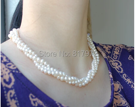 Wedding Top Natural pearl 100% Real pearl Bead 3-5mm highlight Fashion Handmade Necklaces Set For Women Jewelry Freshwater
Wedding Top Natural pearl 100% Real pearl Bead 3-5mm highlight Fashion Handmade Necklaces Set For Women Jewelry Freshwater