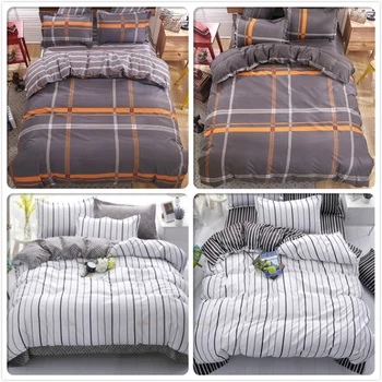 Classical Concise Duvet Cover Sheet Pillowcase 3/4pcs Bedding Sets Soft Cotton Kids Adult Bed Linens Single Twin Queen King Size
Classical Concise Duvet Cover Sheet Pillowcase 3/4pcs Bedding Sets Soft Cotton Kids Adult Bed Linens Single Twin Queen King Size