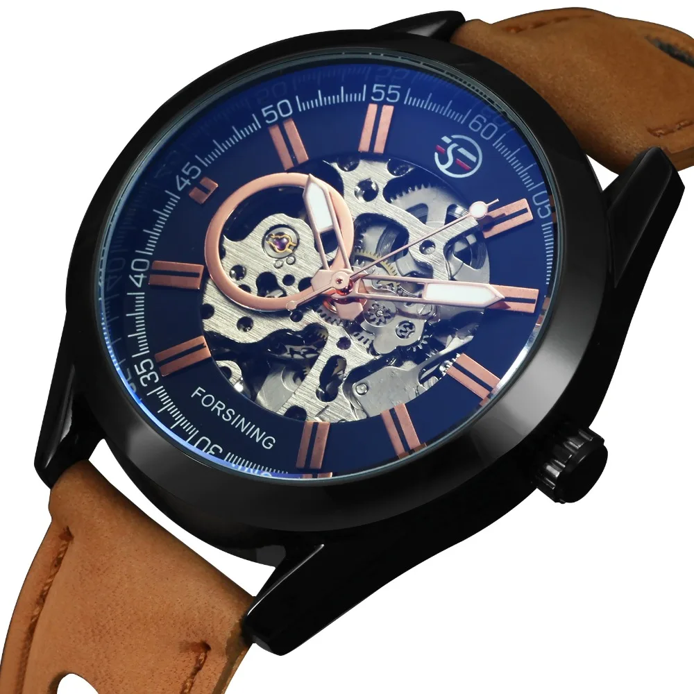 2019 FORSINING Military Men Automatic Mechanical Watches Nubuck Genuine Leather Top Brand Luxury Fashion Skeleton Wristwatch
2019 FORSINING Military Men Automatic Mechanical Watches Nubuck Genuine Leather Top Brand Luxury Fashion Skeleton Wristwatch