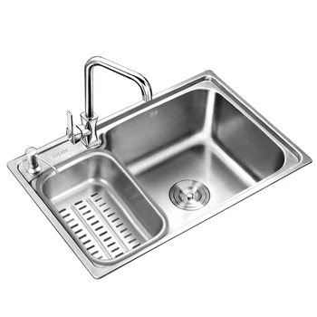 More single-tank 304 stainless steel a integrated kitchen sink Drawing xiancai basins sink meal wx05031345
More single-tank 304 stainless steel a integrated kitchen sink Drawing xiancai basins sink meal wx05031345