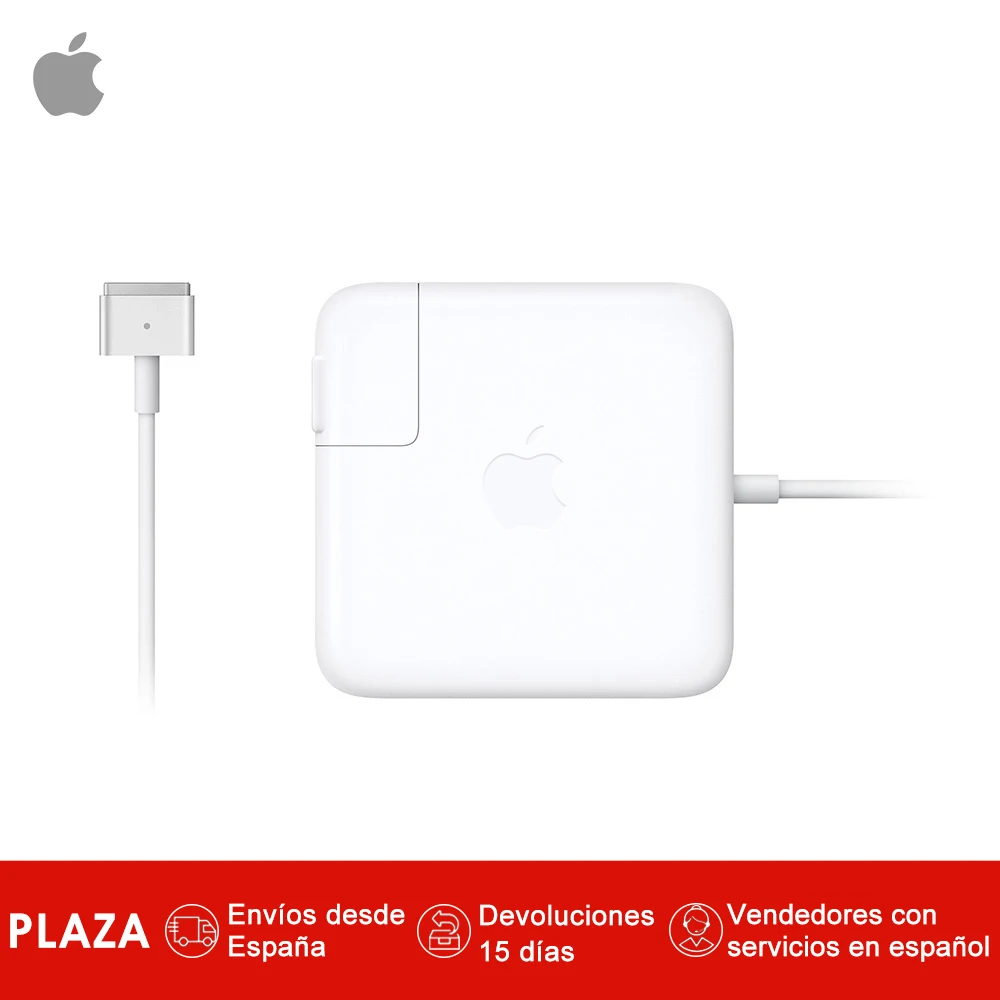 Apple 60W MagSafe 2 Adapter, Indoor, Notebook, MacBook Pro 13" Retina, 50/60 Hz Blanco argadores de ordenador
Apple 60W MagSafe 2 Adapter, Indoor, Notebook, MacBook Pro 13" Retina, 50/60 Hz Blanco argadores de ordenador