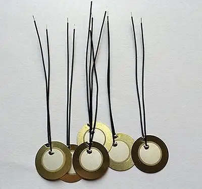 100PCS 18mm Piezo Elements Sounder Sensor Trigger Drum Disc + wire copper
100PCS 18mm Piezo Elements Sounder Sensor Trigger Drum Disc + wire copper