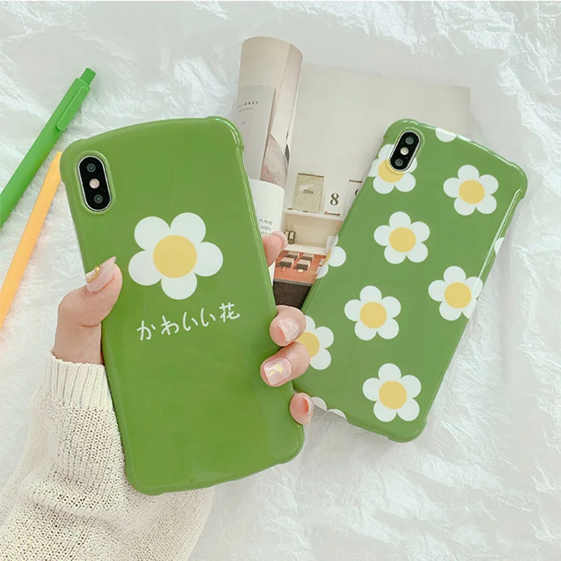 Cute Fllower Phone Case For iphone X XR XS Max Back Cover Fashion Glossy Soft Cases For iphone 6 6S 7 8 plus Case Floral Funda
Cute Fllower Phone Case For iphone X XR XS Max Back Cover Fashion Glossy Soft Cases For iphone 6 6S 7 8 plus Case Floral Funda