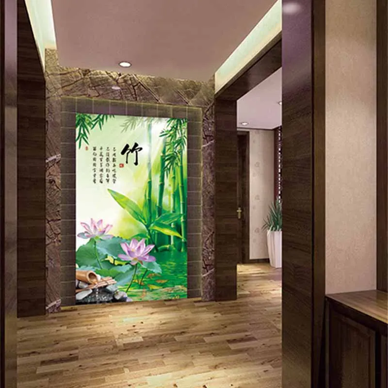 Custom 3D Print Fabric &Textile Wallcoverings For Walls Cloth Murals Chinese Entrance Hallway Corridor Backdrop Bamboo Washable
Custom 3D Print Fabric &Textile Wallcoverings For Walls Cloth Murals Chinese Entrance Hallway Corridor Backdrop Bamboo Washable