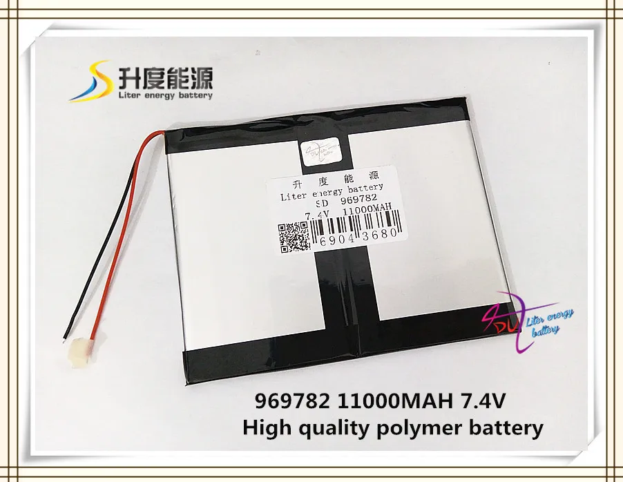 7.4V 11000mAH 969782 ( polymer lithium ion / Li-ion battery ) for tablet pc power bank GPS cell phone speaker | Компьютеры и офис