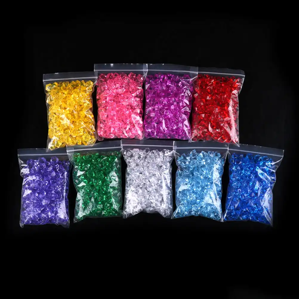 acrylic crystal gem stone ice rocks table scatter craft gift