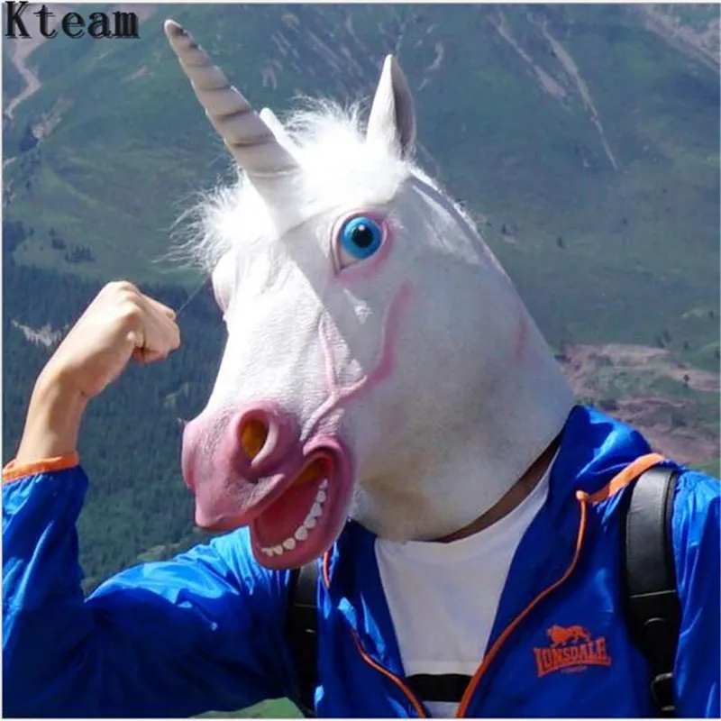 Top Grade Funny Party Cosplay Unicorn Horse Head Mask Halloween Costume Party Gift Prop Novelty Masks Latex Rubber Creepy Animal
Top Grade Funny Party Cosplay Unicorn Horse Head Mask Halloween Costume Party Gift Prop Novelty Masks Latex Rubber Creepy Animal