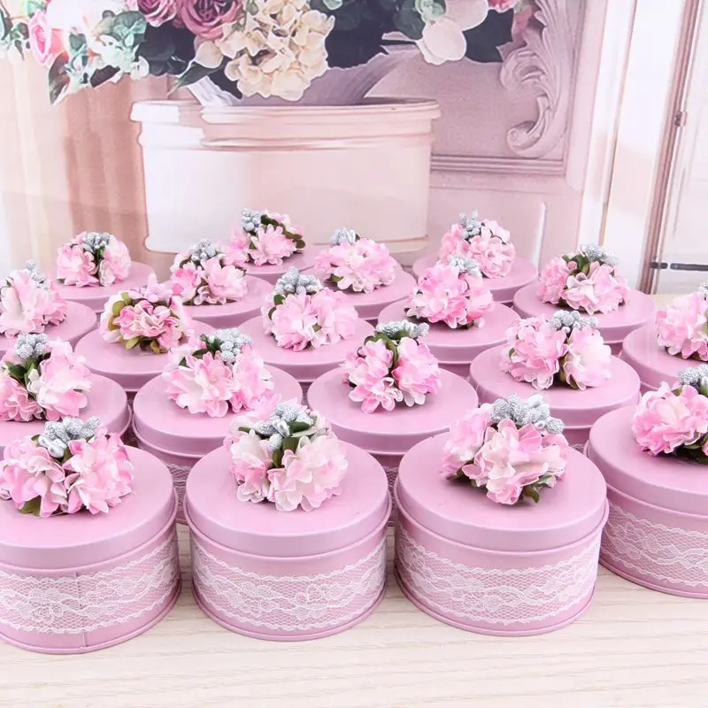 10/30pcs Lace Decor Storage Box For Party Supplies Flower Design Wedding Candy Gift Box Tin Round Caddy Metal Favor organizador
10/30pcs Lace Decor Storage Box For Party Supplies Flower Design Wedding Candy Gift Box Tin Round Caddy Metal Favor organizador