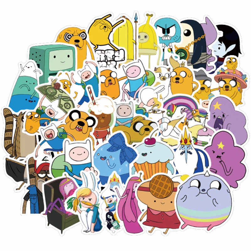 50PCS/Set Adventure Time Sticker Luggage Wall Car Laptop Bicycle Motorcycle Notebook Laptop Toys Cartoon Waterproof PVC Sticker
50PCS/Set Adventure Time Sticker Luggage Wall Car Laptop Bicycle Motorcycle Notebook Laptop Toys Cartoon Waterproof PVC Sticker