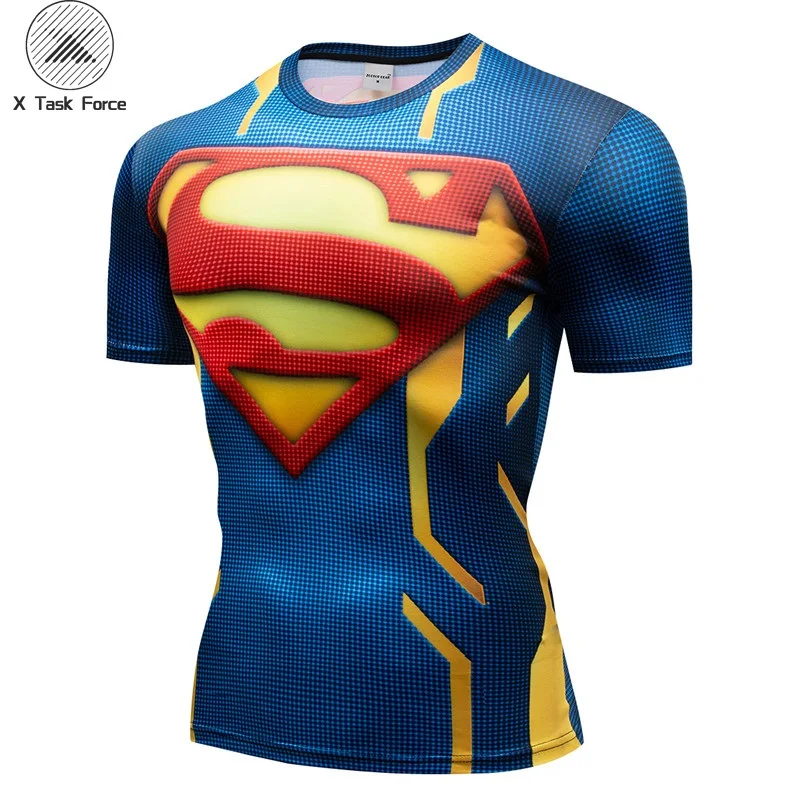 Superman 3D t shirt Men Compression Short Sleeve T-shirt Top Bodybuilding Fitness Male Tshirt Homme Anime Superhero Tee
Superman 3D t shirt Men Compression Short Sleeve T-shirt Top Bodybuilding Fitness Male Tshirt Homme Anime Superhero Tee