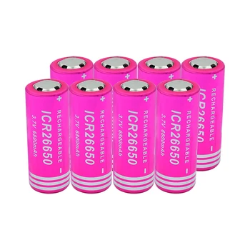 6/8/10 Pcs New 69.3x26.1mm ICR 26650 Lithium Li Ion Battery Rechargeable For Headlamp Remote Control Microphone Power Bank
6/8/10 Pcs New 69.3x26.1mm ICR 26650 Lithium Li Ion Battery Rechargeable For Headlamp Remote Control Microphone Power Bank