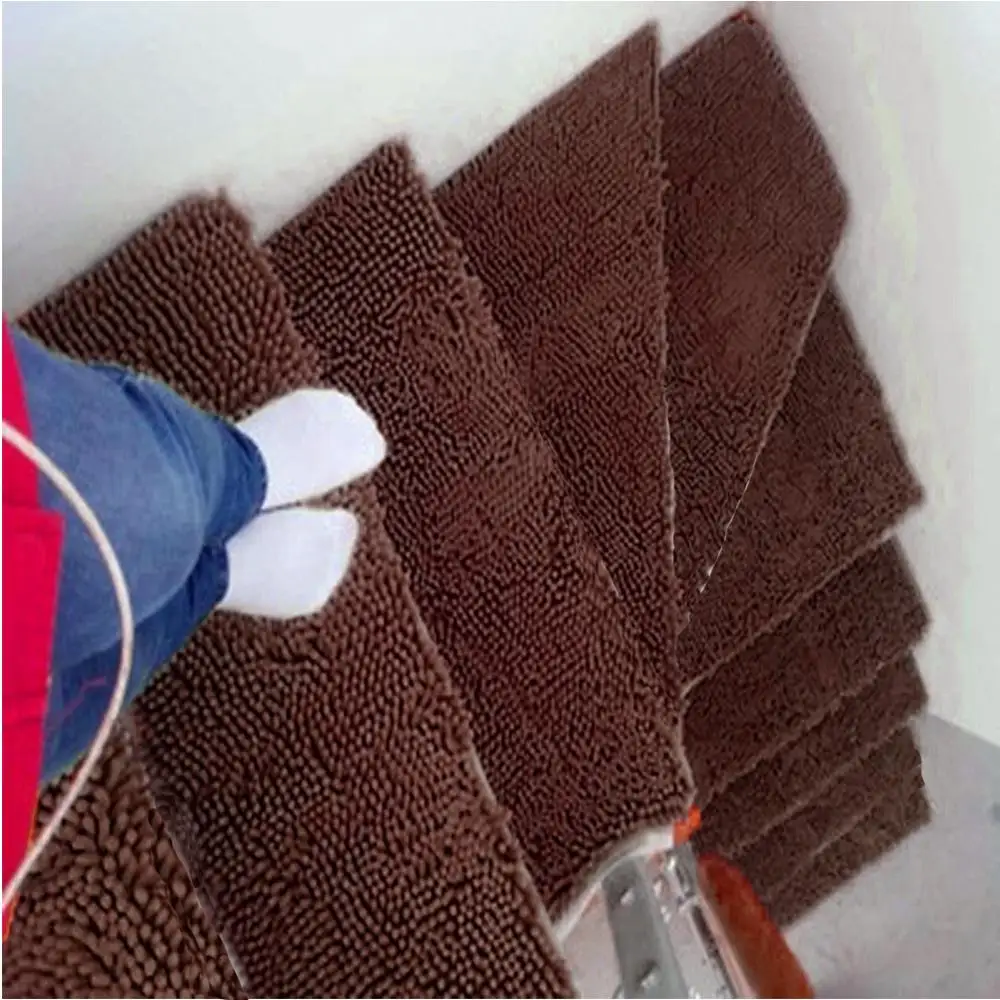 yazi Chenille Fabric Anti-Slip Stairs Carpet Self-adhesive Plush Rug Living Room Soft Safe Stairway Mat Washable
yazi Chenille Fabric Anti-Slip Stairs Carpet Self-adhesive Plush Rug Living Room Soft Safe Stairway Mat Washable