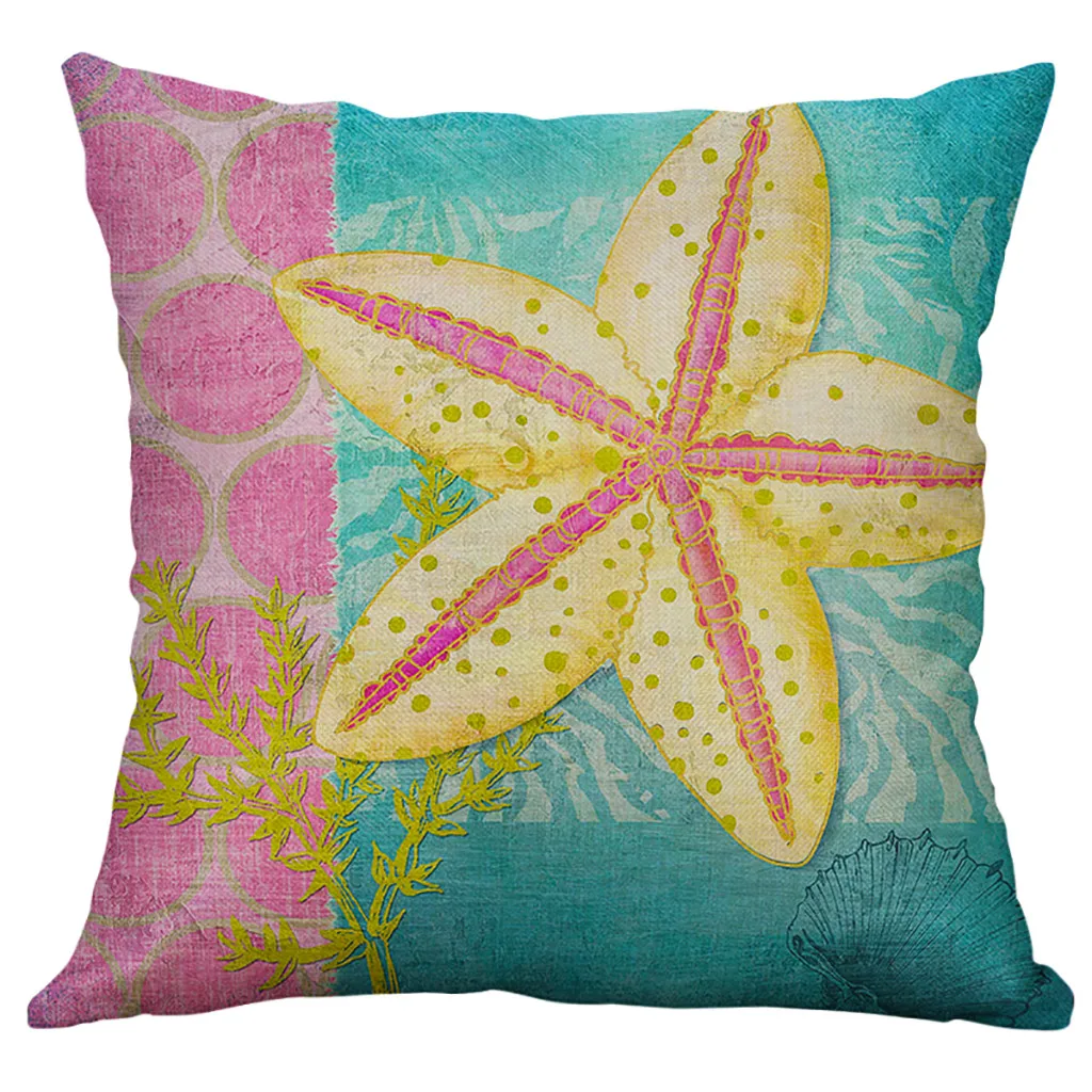100% NEW 2019 Marine Life Pillow Case 40x40cm Linen Pillow Pillowcase For Homeative Pillowcases Poszewki Na Poduszki 40*40
100% NEW 2019 Marine Life Pillow Case 40x40cm Linen Pillow Pillowcase For Homeative Pillowcases Poszewki Na Poduszki 40*40
