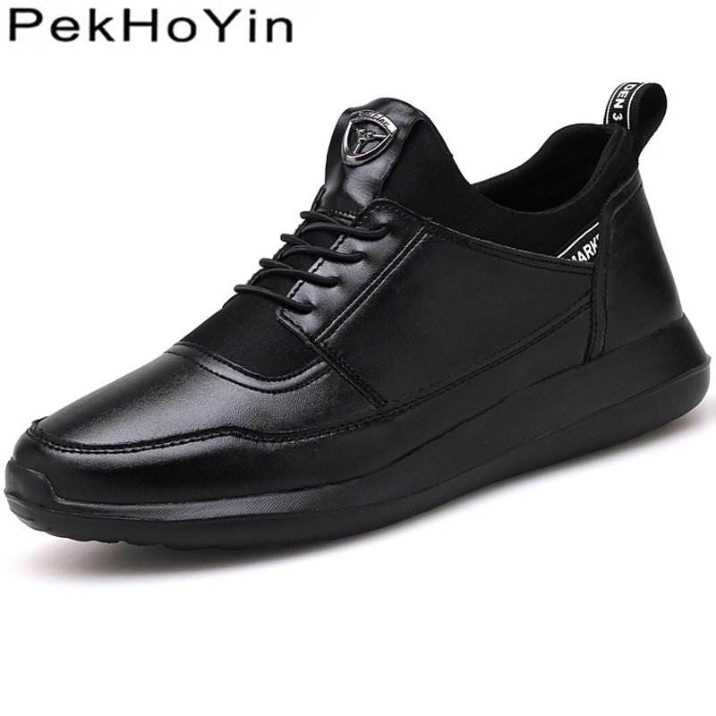 2019 Men Casual Shoes New Fashion Sneakers Light Weight Black Footwear Outdoor Male Walking Shoes Men Autumn Shoes Leather Brand
2019 Men Casual Shoes New Fashion Sneakers Light Weight Black Footwear Outdoor Male Walking Shoes Men Autumn Shoes Leather Brand