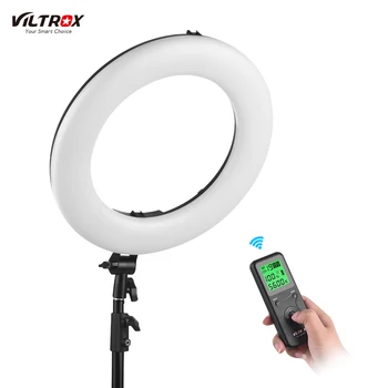 Viltrox VL-600B 45W 5600K LED Ring Video Light Fill Light with Remote Control Adjustable Light for Studio Outdoor Photography
Viltrox VL-600B 45W 5600K LED Ring Video Light Fill Light with Remote Control Adjustable Light for Studio Outdoor Photography