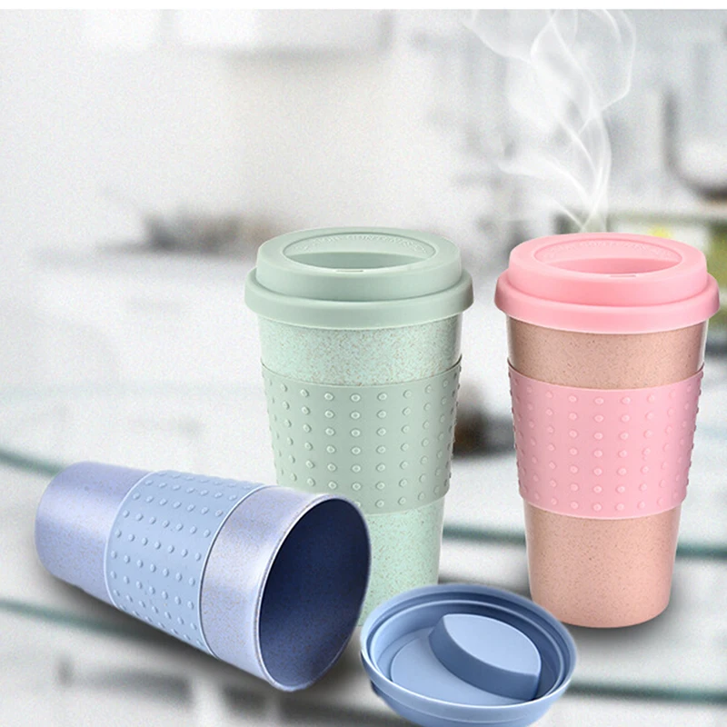 Wheat Straw Travel Coffee Mug Coffee Cups With Lid Travel Easy Go Cup Portable for Outdoor Camping Hiking Picnic Tool
Wheat Straw Travel Coffee Mug Coffee Cups With Lid Travel Easy Go Cup Portable for Outdoor Camping Hiking Picnic Tool