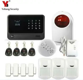 YobangSecurity IOS Android APP Control G90B Wireless WIFI GSM Home Security Alarm System with Gas Sensor Outdoor Strobe Siren
YobangSecurity IOS Android APP Control G90B Wireless WIFI GSM Home Security Alarm System with Gas Sensor Outdoor Strobe Siren