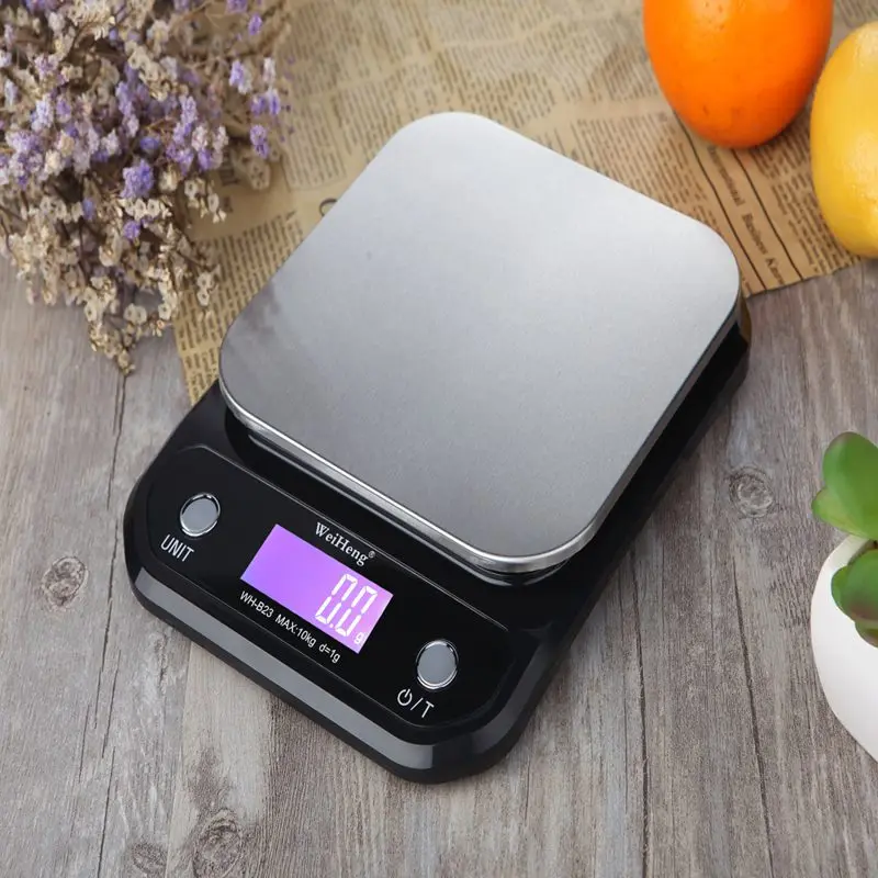 Digital Kitchen Scale 10Kg Stainless Steel Electric Kitchen Scale High-precision Food Baking Scale Balance LCD Backlight Display
Digital Kitchen Scale 10Kg Stainless Steel Electric Kitchen Scale High-precision Food Baking Scale Balance LCD Backlight Display