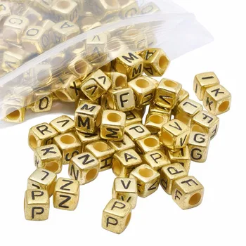 DIY Beads 500PCs Random Mixed Alphabet Beads Letter Acrylic Cube Beads For Making Necklace & Bracelet Jewelry 6x6mm
DIY Beads 500PCs Random Mixed Alphabet Beads Letter Acrylic Cube Beads For Making Necklace & Bracelet Jewelry 6x6mm