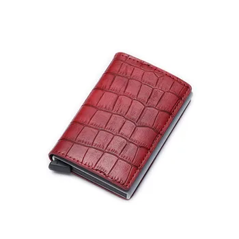 BYCOBECY PU Leather Men Wallet Credit Card Holder Fashion Men And Women Metal RFID Vintage Aluminium Box Travel Card Wallet
BYCOBECY PU Leather Men Wallet Credit Card Holder Fashion Men And Women Metal RFID Vintage Aluminium Box Travel Card Wallet