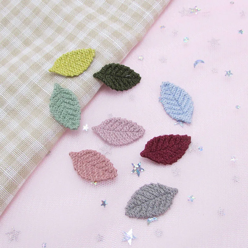 80pcs/lot 2.8*1.6cm Crochet Leaf Padded Appliques Accessories Artificial Patches DIY Crafts Hair Clips Decoration
80pcs/lot 2.8*1.6cm Crochet Leaf Padded Appliques Accessories Artificial Patches DIY Crafts Hair Clips Decoration