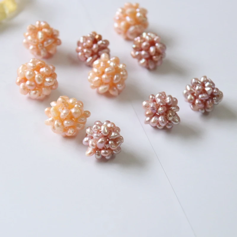 15-16MM 10Pcs 100% Natural Pink Purple Freshwater Pearl Ball Handmade Charms Jewellery Beads
15-16MM 10Pcs 100% Natural Pink Purple Freshwater Pearl Ball Handmade Charms Jewellery Beads