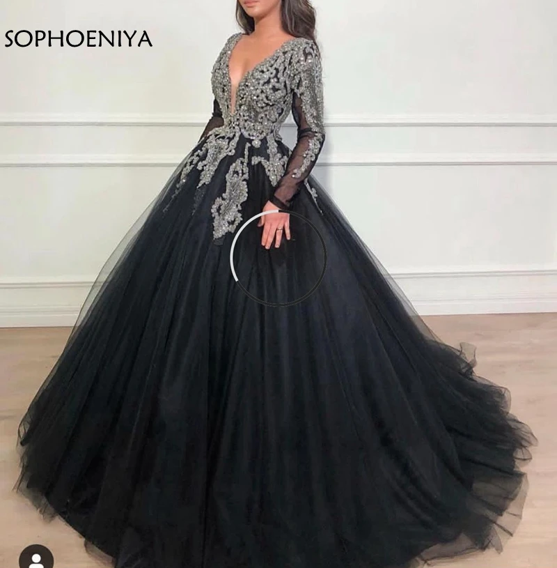 New Arrival V Neck Black muslim evening dress 2019 Full Hand Beading Ball gown evening gowns Dubai Kaftan Prom Party dress
New Arrival V Neck Black muslim evening dress 2019 Full Hand Beading Ball gown evening gowns Dubai Kaftan Prom Party dress