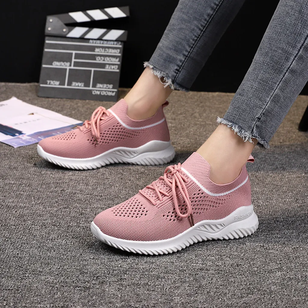 Chaussure Femme женская дышащая обувь Новинка 2019 года сетчатые кроссовки с ремешком