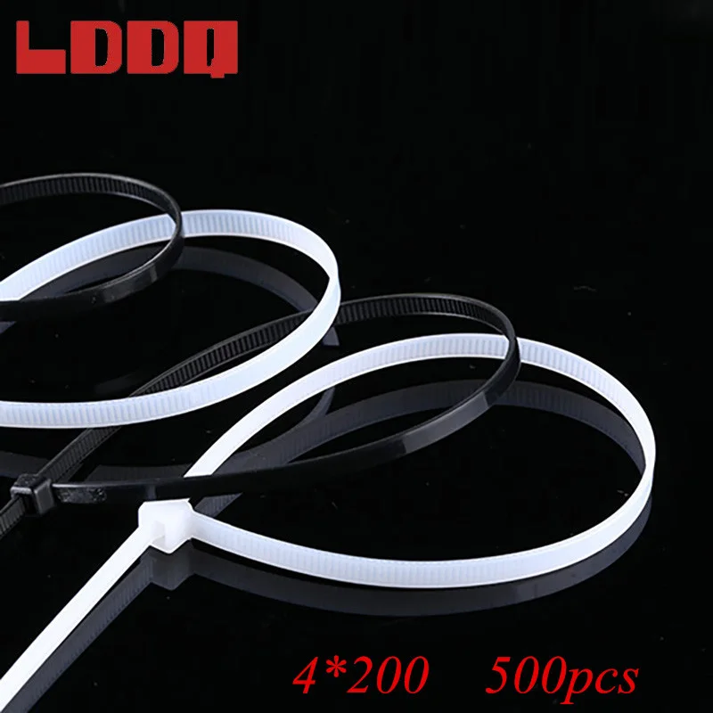 LDDQ 4*200 Self-locking Nylon Plastic Cable Ties 500pcs Wire Cable Zip Ties Width 2.8mm National Standard Wire Organiser
LDDQ 4*200 Self-locking Nylon Plastic Cable Ties 500pcs Wire Cable Zip Ties Width 2.8mm National Standard Wire Organiser
