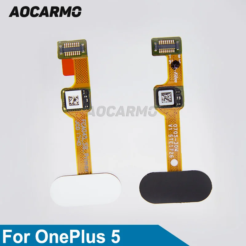 Aocarmo White/Black Home Back Button Fingerprint Sensor Scanner Flex Cable For Oneplus 5 A5000
Aocarmo White/Black Home Back Button Fingerprint Sensor Scanner Flex Cable For Oneplus 5 A5000