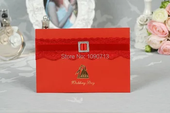 Free Shipping 40 X Red Lace Wedding Invitation Personalized & Customized Printing Wedding Invitations Cards
Free Shipping 40 X Red Lace Wedding Invitation Personalized & Customized Printing Wedding Invitations Cards