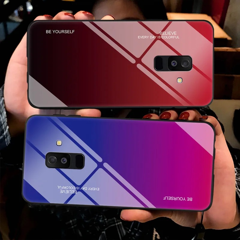 Gradient Tempered Glass Phone Cases For Samsung Galaxy J4 J6 J7 J8 2018 J3 J5 J7 2017 Pro S7 Edge Full Protective Cover Coque
Gradient Tempered Glass Phone Cases For Samsung Galaxy J4 J6 J7 J8 2018 J3 J5 J7 2017 Pro S7 Edge Full Protective Cover Coque
