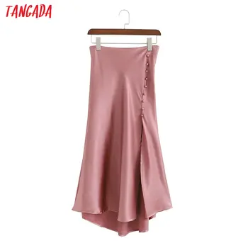 Tangada women irregular skirt side buttons hem open high waist ladies fashion elegant pleated skirts faldas mujer 1D336
Tangada women irregular skirt side buttons hem open high waist ladies fashion elegant pleated skirts faldas mujer 1D336