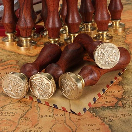Retro Wood Stamp Classic 24 Letter A-Z Alphabet Initial Sealing Wax Seal Stamp Ancient Seal Post Decorative Antique Stamp Gifts
Retro Wood Stamp Classic 24 Letter A-Z Alphabet Initial Sealing Wax Seal Stamp Ancient Seal Post Decorative Antique Stamp Gifts