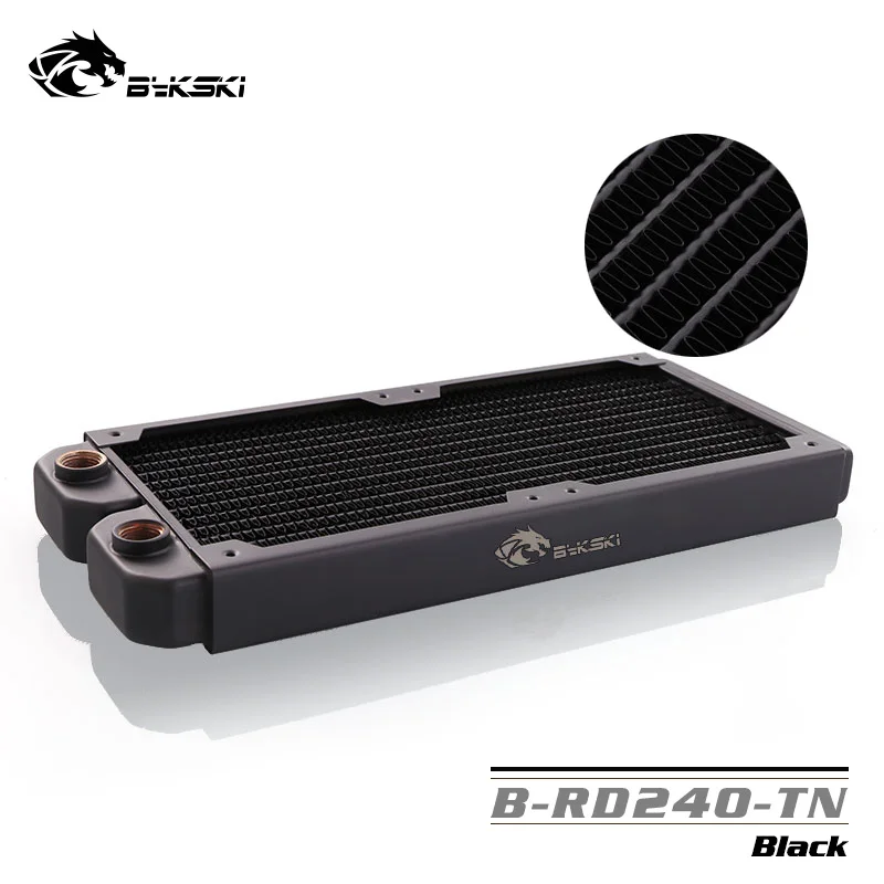 Bykski Black water cooling 240mm Copper Radiator,about 30mm thickness , better for 12cm ,25mm thick fan,drop shipping B-RD240-TN
Bykski Black water cooling 240mm Copper Radiator,about 30mm thickness , better for 12cm ,25mm thick fan,drop shipping B-RD240-TN