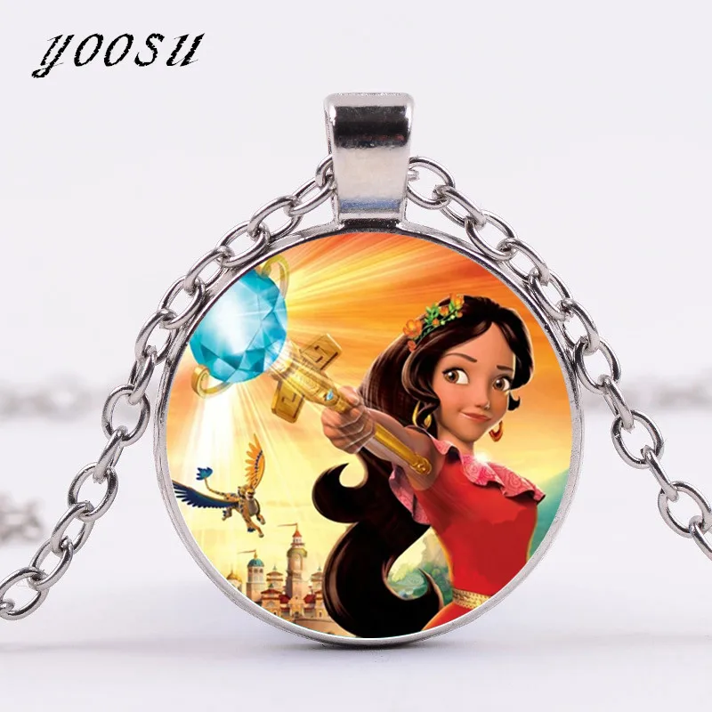 HOT Elena of Avalor Necklace Art Latam Princess Elena Necklace Glass Round Necklaces For Girls And Women
HOT Elena of Avalor Necklace Art Latam Princess Elena Necklace Glass Round Necklaces For Girls And Women