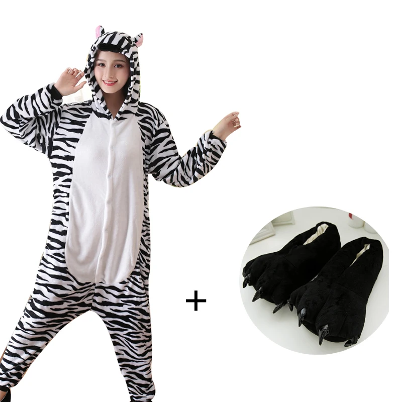 Zebra Kigurumi Pajamas Animal Onesies For Adult Women Winter Pajamas Bodysuit Cosplay Unisex Sleepwear Halloween Pyjamas
Zebra Kigurumi Pajamas Animal Onesies For Adult Women Winter Pajamas Bodysuit Cosplay Unisex Sleepwear Halloween Pyjamas