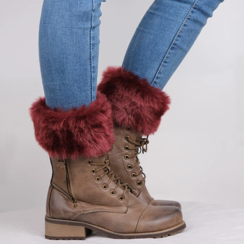 New 2018 Autumn Fur Knitted Belts For Women Lady Winter Faux Fur Leg Warmers Crochet Cuffs Toppers Quick Boot Liner Socks Spats
New 2018 Autumn Fur Knitted Belts For Women Lady Winter Faux Fur Leg Warmers Crochet Cuffs Toppers Quick Boot Liner Socks Spats