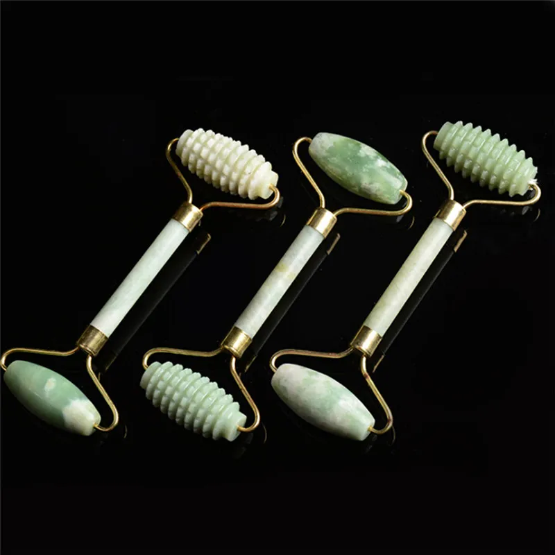 Natural Jade Stone Green Double Head Massage Roller Anti Cellulite Wrinkle Facial Body Beauty Health Tool
Natural Jade Stone Green Double Head Massage Roller Anti Cellulite Wrinkle Facial Body Beauty Health Tool