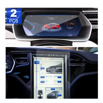 RUIYA 2Pcs screen protector for Model X/S 2016 2017 car navigation screen protector & dashboard tempered glass protective film
RUIYA 2Pcs screen protector for Model X/S 2016 2017 car navigation screen protector & dashboard tempered glass protective film
