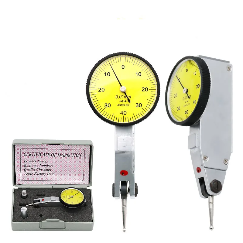 0-0.8mm Dial Test Indicator 0.01mm Dial Indicator Precision Metric with Dovetail Rails Mount Measuring Instrument Tool
0-0.8mm Dial Test Indicator 0.01mm Dial Indicator Precision Metric with Dovetail Rails Mount Measuring Instrument Tool
