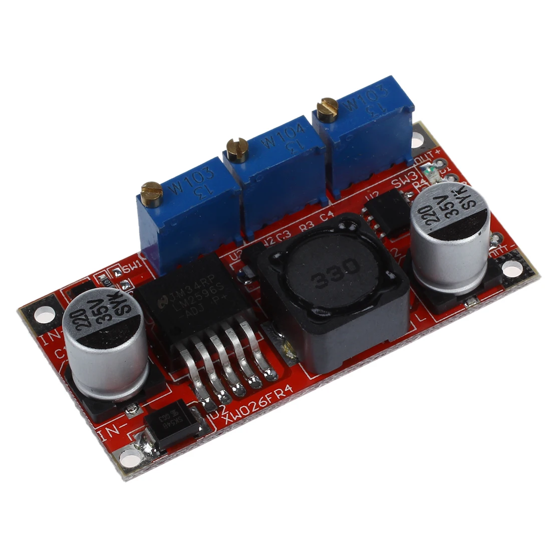 Top quality LM2596 DC-DC down-going power supply module Voltage Regulators/Stabilizers
Top quality LM2596 DC-DC down-going power supply module Voltage Regulators/Stabilizers