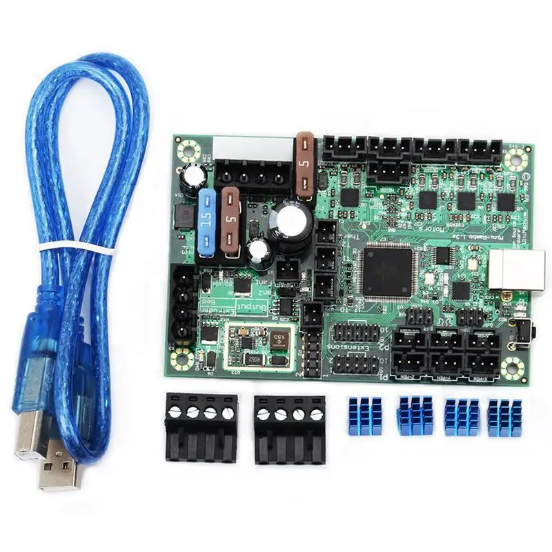 1PC DC 10-28V Mini-Rambo 1.3 Control Board Set Kit 3D Printer Part for Prusa MK2
1PC DC 10-28V Mini-Rambo 1.3 Control Board Set Kit 3D Printer Part for Prusa MK2