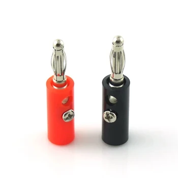 50 pairs 4.0mm Banana Plug Connector Jack Screw-type Banana Head Black & Red Color
50 pairs 4.0mm Banana Plug Connector Jack Screw-type Banana Head Black & Red Color