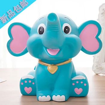 Children's piggy bank elephant cartoon anti-falling piggy bank children's birthday gift girl statues sculpture Home wedding dies 
Children's piggy bank elephant cartoon anti-falling piggy bank children's birthday gift girl statues sculpture Home wedding dies