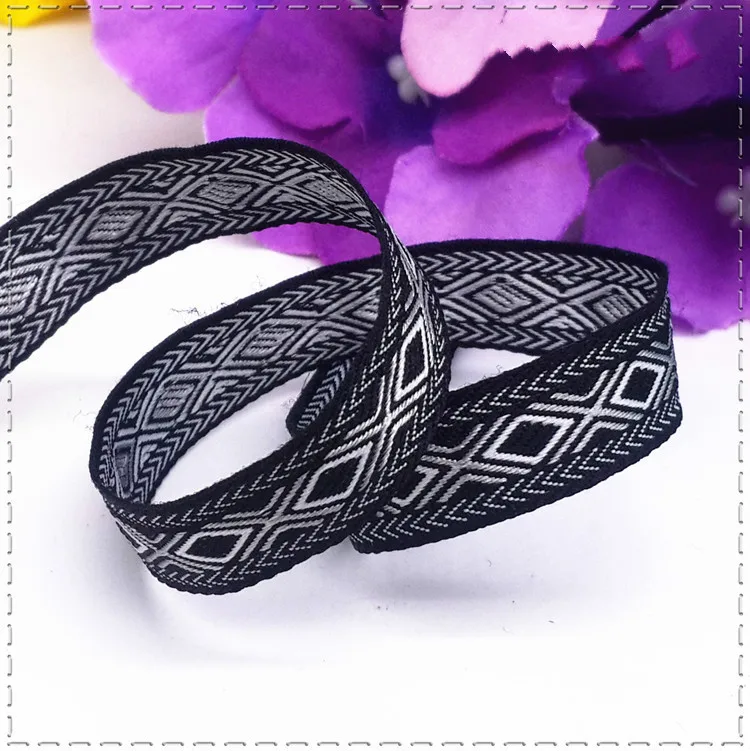 New 1cm (1 meter/lot) lozenge Geometry grosgrain ribbon Woven Jacquard Ribbon DIY Clothing hats accessories decoration supplies
New 1cm (1 meter/lot) lozenge Geometry grosgrain ribbon Woven Jacquard Ribbon DIY Clothing hats accessories decoration supplies