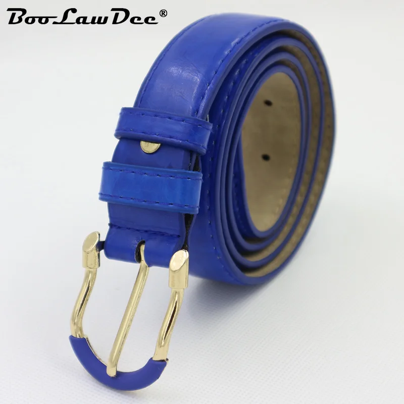 BooLawDee women 110 length by 2.8 width PU belt band with alloy pin buckle red white brown blue pink blue yellow rose Y463
BooLawDee women 110 length by 2.8 width PU belt band with alloy pin buckle red white brown blue pink blue yellow rose Y463