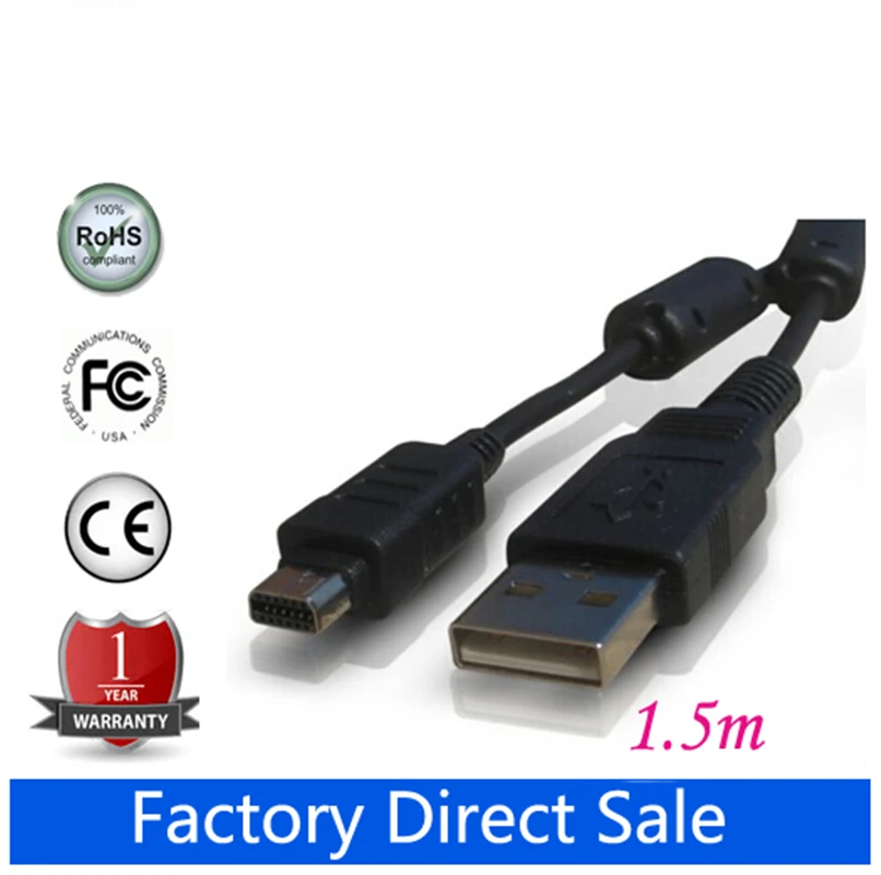 USB Data SYNC Cable Cord Lead for Olympus Tough U9010 U5010 TG630 TG-805 TG-820 TG-830
USB Data SYNC Cable Cord Lead for Olympus Tough U9010 U5010 TG630 TG-805 TG-820 TG-830