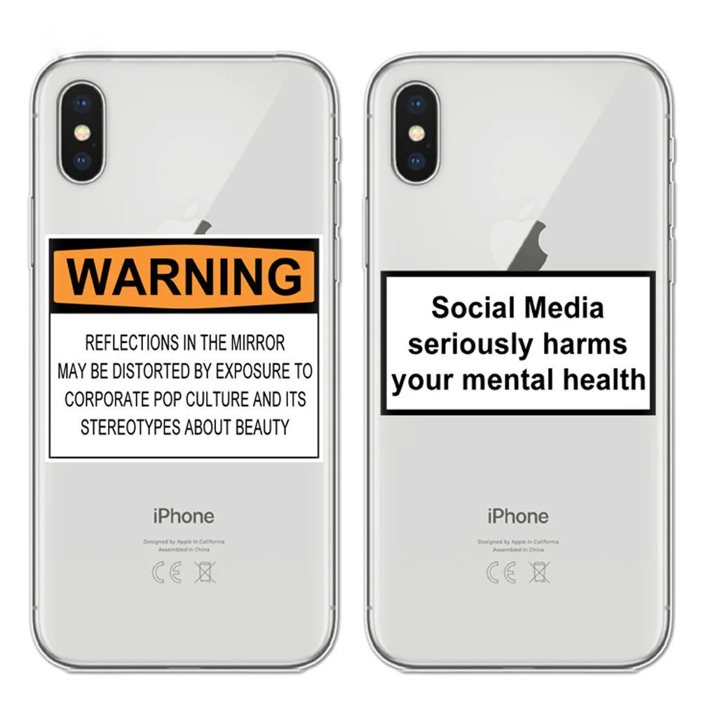 social media seriously harms your mental health soft Silicone clear cover phone case for iPhone XR XS Max 6 7 8 plus 5 5s 6s se
social media seriously harms your mental health soft Silicone clear cover phone case for iPhone XR XS Max 6 7 8 plus 5 5s 6s se